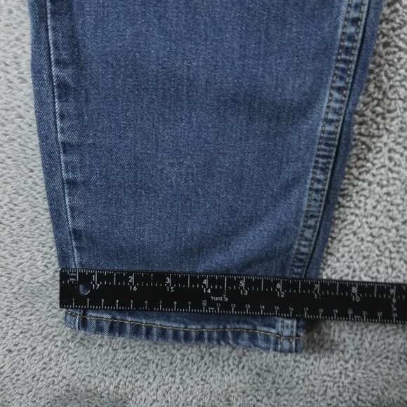 Levis 511 Jeans Mens 30x30 Blue Slim Straight Mid Rise Dark Wash Stretch Denim - Picture 5 of 9